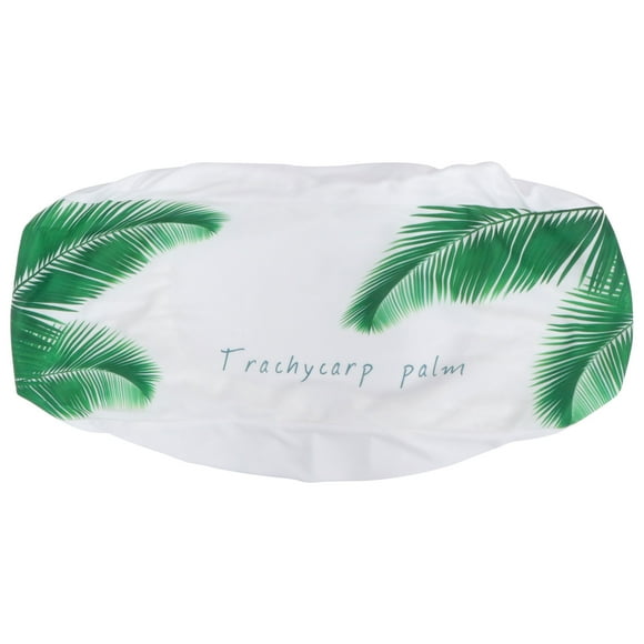 EeaseMX Funda protectora de tela elástica con estampado para aire acondicionado de pared, a prueba de polvo, para decoración del hogar (con estampado de hojas de plátano, tamaño general: 80 cm)