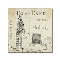Trademark Fine Art "Postcard Sketches I" Canvas Art by Anne Tavoletti