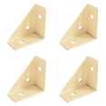 thumbnail image 1 of Visland 4 Pcs Équerres d'Angle Droit en Acier Laminé à Froid Équerres de Coin Renforcement en Acier à 90 Degrés Connecteurs de Meubles Résistants à la Rouille, 1 of 8