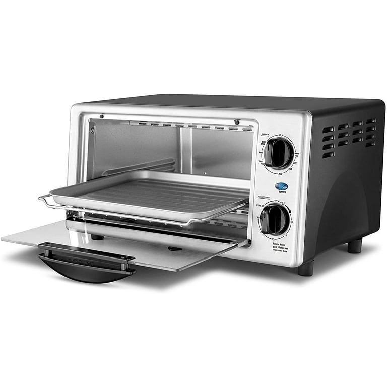  COMFEE' Mini 2-Slice Toaster Oven, Countertop toaster