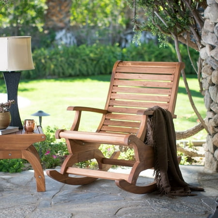 Belham Living Avondale Oversized Outdoor Rocking Chair - Natural