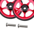 thumbnail image 2 of Estante Modificado Del Triángulo Trasero de La Del Transporte de Rueda Fácil de La Plegable - Rojo kusrkot bicicleta plegable ruedas fáciles, 2 of 3