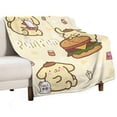 thumbnail image 1 of Manta Pompompurin Throws de varios tamaños, manta de tela de superficie vertical súper suave, acogedora y cálida, adecuada para cama, sofá, campamento, viajes, todas las estaciones, liviana y, 1 of 8