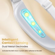 Flaremore Double Chin Reducer Machine, Portable Intelligent V-Face Shaping Massager, Shaped Slimming Face Mask Double Chin Reducer V Line Lifting for Firming and Tightening Skin Care,White