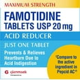 thumbnail image 3 of Glenmark Therapeutics Maximum Strength Famotidine Tablets 20 mg, Acid Reducer for Heartburn Relief, 100 Count, 3 of 6