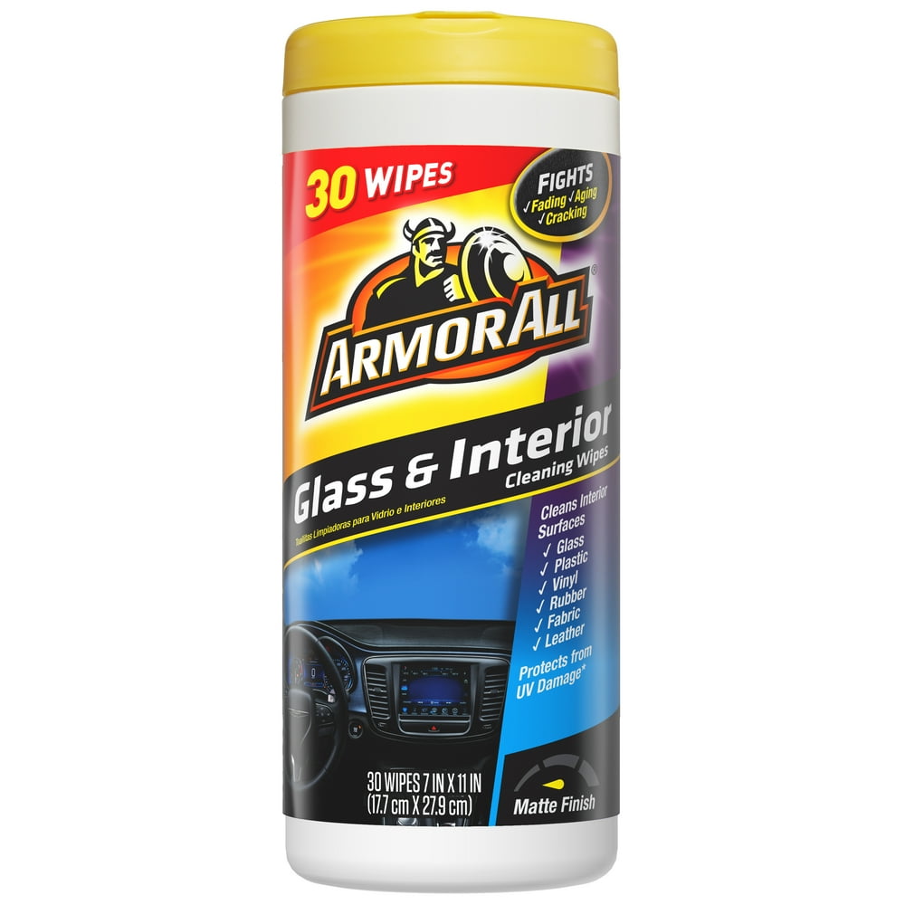 Armor All Glass & Interior Wipes, 30 count, 18501, Auto Detailing