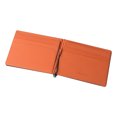 thumbnail image 1 of Bolso de cuero de PU para hombres y mujeres, funda para tarjetas, billetera creativa con forma de dólar, bolso con clip de metal, 1 of 6