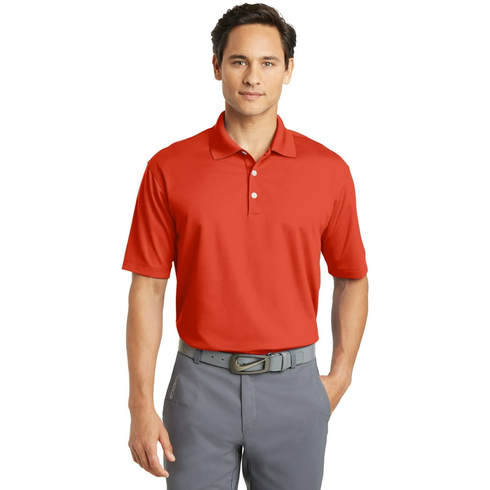 Nike Tall Dri-FIT Micro Pique Polo Shirt. Team Orange. 2XLT. - Walmart ...