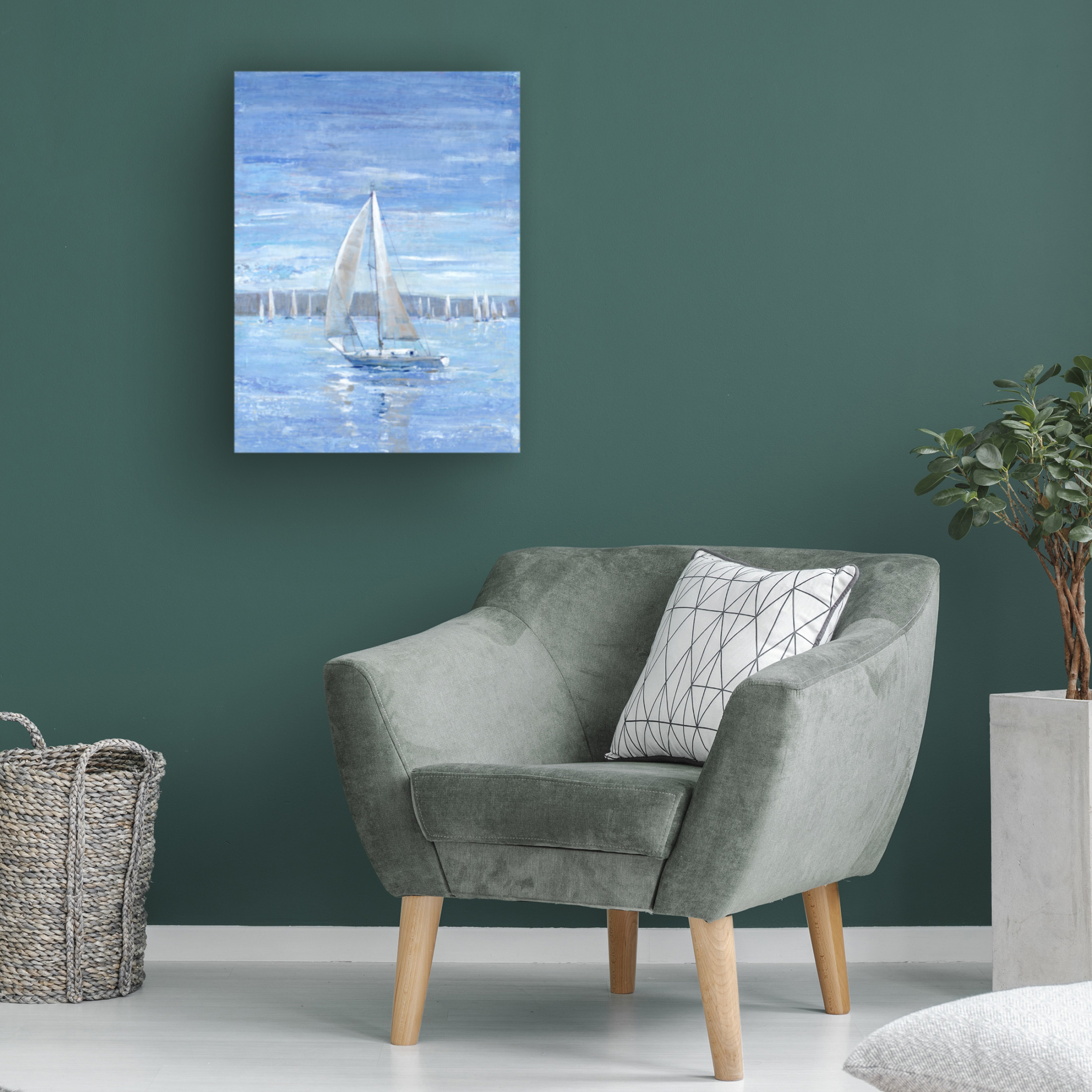 Trademark Fine Art Tim OToole  Sailing Close to the Wind I Canvas Wall Art