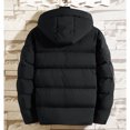 thumbnail image 7 of Generic Mens Thicken Cotton Hooded Coat Big and Tall Winter Waterprpoof Puffer Windproof Hood Down Quilted Parka Jacket, 7 of 7