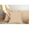 thumbnail image 2 of Ambesonne Floral Throw Pillow Cover 2 Pack, Vintage Lily Flowers, 18", Tan Peach and Off White, 2 of 5