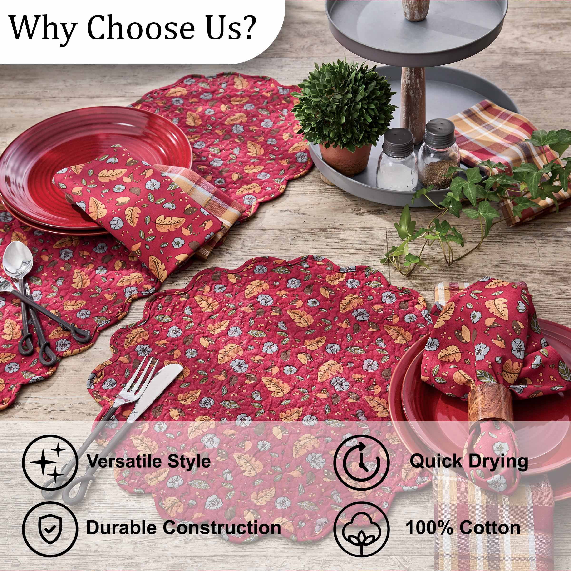 Park Designs Coriander Floral Placemat Set of 4
