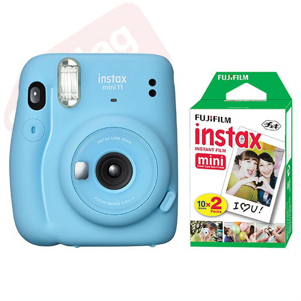 富士フイルム - FUJI FILM INSTAX MINI 11 Fujifilm Instax Mini 11 Instant Fuji Film Camera Sky Blue +