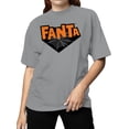 thumbnail image 2 of Officially Licensed Fanta Fantasmic Haunt Spiderweb Theme Women's T-shirt, 2 of 3
