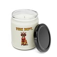 thumbnail image 2 of Firefighter Sphynx Hero Rescue Fire Dept Fireman USA Flag Soy Wax Candle Cat Lover Kitten Owner Gifts Idea 9oz White Birch & Black Pepper Candle - 02026, 2 of 5