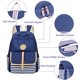 thumbnail image 3 of Mochila escolar de lona para niñas, bolsa para ordenador portátil, bolsa de viaje, mochila, 3 of 5
