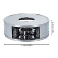 thumbnail image 4 of UPOUART 1Set Rectangular Teapot Warmer Base Silver Color Warming Function For Office Use, 4 of 8