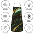 thumbnail image 6 of Disketp Green Marble Kitchen Apron with adjustable Aprons for Women with Pockets Cooking Powder Pink Apron, 6 of 7