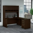 thumbnail image 2 of Series C 60W L Desk with Hutch and Drawers in Mocha Cherry - Engineered Wood, 2 of 7