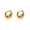 Gold B, variant on Hoop Earrings for Women,925 Sterling Silver Post,Hypoallergenic Small Earrings