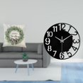 thumbnail image 2 of Juego De Funda De Cojín De Poliéster Festivo Y Reloj De Pared Decorativo De Acrílico Para El Hogar, La Oficina, El Sofá, El Coche, El Hotel, El Baño Y Los Espacios Interiores., 2 of 8