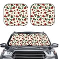 thumbnail image 2 of Goofa Rose Flowers Pattern 2 Piece Car Windshield Sun Shade Foldable | Front Windshield Shade for Sun, Heat and UV Rays | Sunshade for Car Front Window-Large, 2 of 7