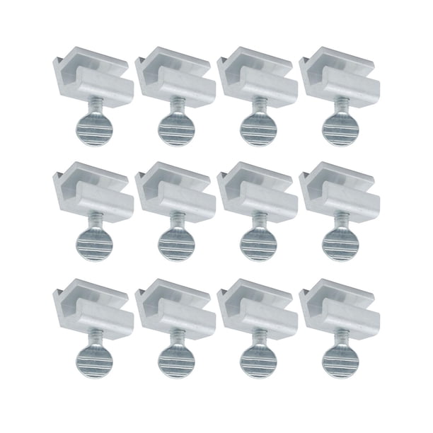 12 Uds cerradura de ventana herrajes para puertas ventana de vidrio cerradura de ventana de Metal multiusos cerraduras de puerta de seguridad para dor un solo agujero