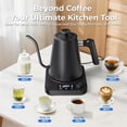 thumbnail image 4 of AGORVIO Gooseneck Electric Kettle, &plusmn;1&deg;F Precision Control, Smart Altitude Adjustment, 24H Keep Warm, 30-Min Auto Memory, Food Grade Stainl, 4 of 8