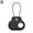 black, variant on Durable Silicone Smart Locator Tracker Protective Case Cover with Keychain for Pet Luggage Keys, Anti-Scratch Shockproof Positioner Shell
