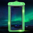 thumbnail image 5 of Leeye Waterproof Phone Pouch IPX8 Dry Bag with Lanyard, Beach Pool Waterproof Case for Phone Keys Cash, Green, 5 of 5