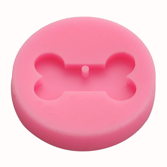 Clearance Under $1.64! 1PC Silicone Dog Bone Mold, Resin Pendant Casting Mould for DIY Jewelry & Decor, Silica Gel, for Crafts & Baking, (One Size, Clear)