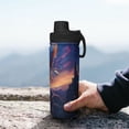 thumbnail image 7 of Lsque Starry Sky Flying Tiger Pattern Water Bottle,18oz Sports Insulated Kettle for Cycling Gym Basketball Outdoor, Suitable as a Present, 7 of 7