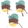 thumbnail image 3 of Guantes de invierno cálidos para niños pequeños con dedos completos Guantes de esquí con forro polar grueso para bebés Adepaton WMCH-193, 3 of 5