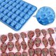 thumbnail image 4 of 2Pcs Gummy Skull Molds Silicone,Chocolate Gummy Molds with 1 Droppers Nonstick Food Grade Silicone, 4 of 5