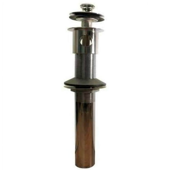 Watco Sink Drain,D 1-1/4",L 9",Brass,Slip 800-PP-BRS-CP