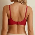 thumbnail image 5 of Zpanxa Supportive Sports Bras for Women Wireless Seamless Ribbed Mocha with Wide Straps and Hook-and-eye Closure for Women, 5 of 6