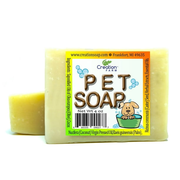 Handmade Natural Pet Soap Bar 100 Botanical with Mild and Moisturizing