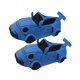 thumbnail image 4 of Zapatillas de coche de simulación, zapatillas planas, regalos, dibujos animados, lindos zapatos de casa cálidos para invierno Azul, 4 of 8