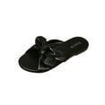 thumbnail image 2 of Fasiaou 1 Counts Women's Casual Slide Sandals with Bow Detail Comfortable Flat Beach Slippers for Women Spring Summer Outdoor Indoor House Shoes, 2 of 8