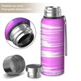 thumbnail image 2 of 20oz Stainless Steel Vacuum Insulated Coffee Mug with Tea Infuser and Cup Lid, Fluid Smoke Aurora Art Style, 2 of 6