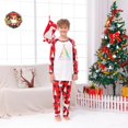 thumbnail image 2 of REORIAFEE Family Pajamas Matching Sets Christmas 2 Piece Kids Boys Girls Loungewear Long Sleeve Top and Pant Plaid Soft Lightweight Sleepwear Red 2-10T, 2 of 7
