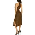 thumbnail image 2 of Misha womens  Collection Odette Midi Dress, 6, Brown, 2 of 3