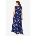 thumbnail image 2 of Woman Within Plus Size Petite Sleeveless Crinkle Dress, 2 of 5