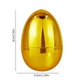 Golden Eggs Plastic Easter Eggs Fillable Surprise Empty Eggs For Easter