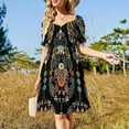 thumbnail image 4 of Exquisite Seamless Paisley Pattern Dress dresses korean style dresses for woman, 4 of 7