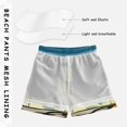 thumbnail image 3 of FORMRS Boys Swim Trunks Quick Dry Mesh Liner Boardshorts Sizes XS-XL, Yellow Glasses, 3 of 7