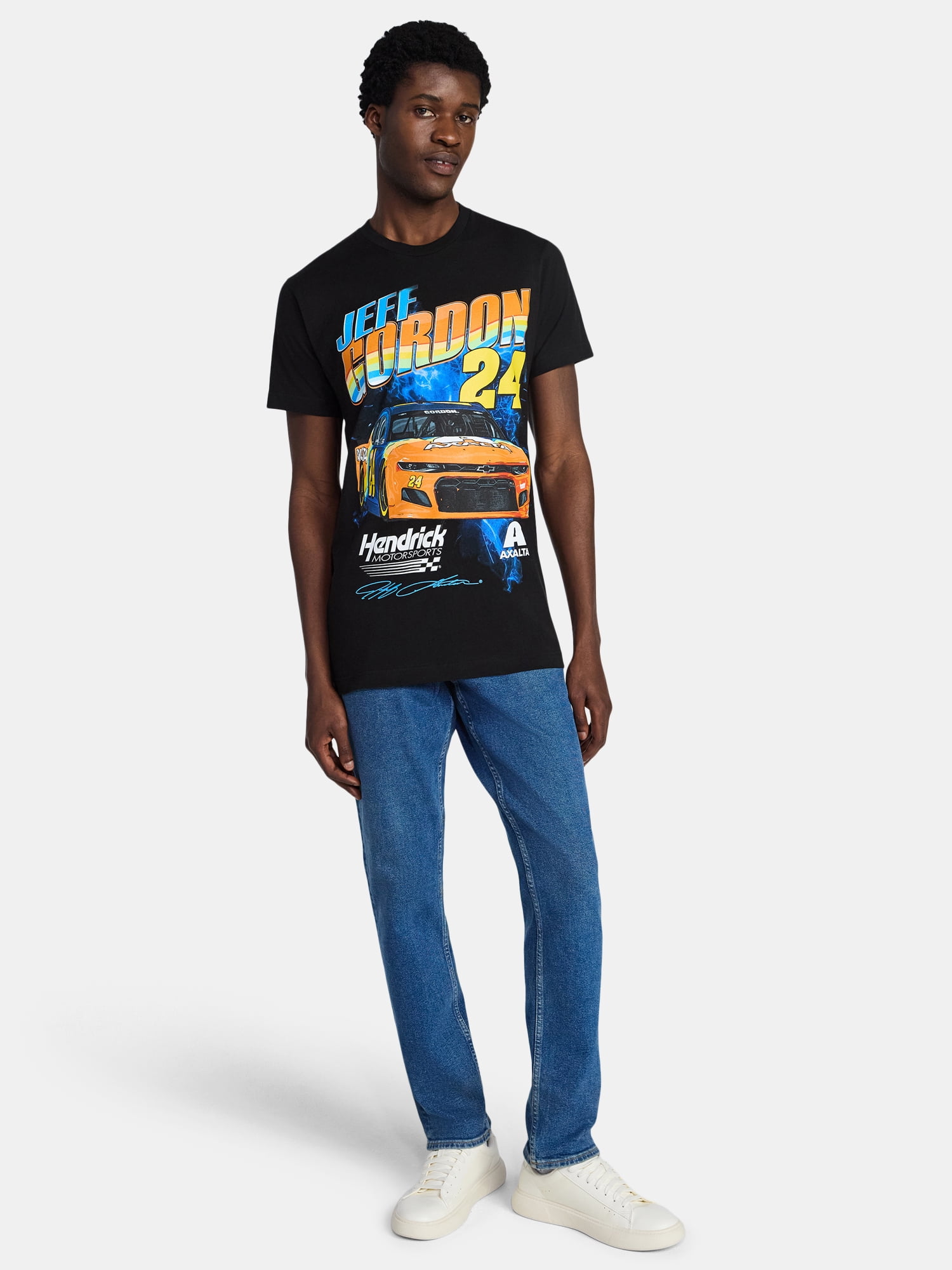 Jeff Gordon Men's and Big Men's Cotton Graphic Tee, Sizes S-3XL