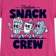 thumbnail image 3 of Instant Message - Stadium Snack Crew Retro Mascots Fitted Short Sleeve Graphic T-Shirt, 3 of 6