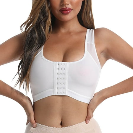 

Sngxgn Women S Sports Bras Women s Lace Unlined Underwire Bra White 2XL