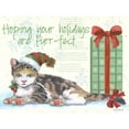 thumbnail image 3 of Phillips, Anita 14x12 Black Modern Framed Museum Art Print Titled - Purrfect Holidays, 3 of 5